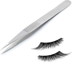 Pince à cils en acier inoxydable avec logo personnalisé en gros Fourniture privée Outils d'extension de cils d'un fournisseur réputé - Product Image 4