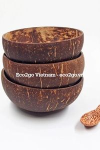ชามกะลามะพร้าวแบบแฮนด์เมดชามธรรมชาติเป็นมิตรต่อสิ่งแวดล้อมสำหรับสลัดสมูทตี้และ Acai - Product Image 5