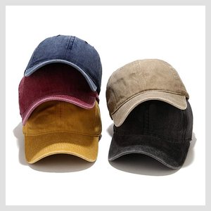 Casquette de baseball unisexe à 6 panneaux, ajustable, couleur unie, en coton, pour usage décontracté, pour adulte, toutes saisons, fermeture arrière ajustée - Product Image 5