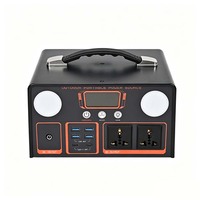 Station d'alimentation portable à onde sinusoïdale modifiée 300W avec lumière LED pour le camping en plein air, la maison et les situations d'urgence