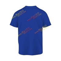 T-shirt à manches courtes en coton 96% et élasthanne 4% de couleur dorée, avec logo imprimé sur la poitrine, texte personnalisé, style élégant, décontracté et respirant