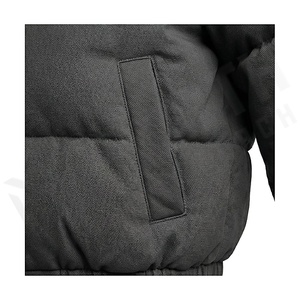 Non-Branded Quilted Jacket Women's Winter Stand Collar Full Sleeve Thick Polyester Filling Windproof Short Length Zipper Front - Product Image 5
