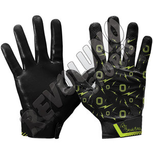 Guantes de Fútbol Americano Personalizados OEM, Palma Adhesiva, Diseño Personalizado de Alta Calidad, Guantes de Fútbol Americano Acolchados para Linieros, Fabricante Mayorista - Product Image 5