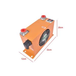 AH0608T CA Air-Cooled Radiator Hydraulic Oil Cooler for AGT Q12 H12 QH12 <b>DC</b> <b>12V</b> Fan System - Product Image 5