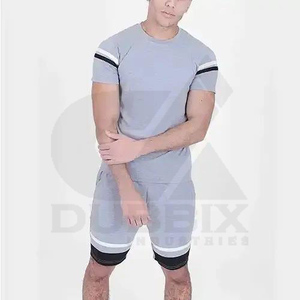 Custom Men's Summer <b>Short</b> Set High Quality Casual Wear 2-Pcs Shirt & <b>Shorts</b> Set 100% Cotton T-shirts & <b>Short</b> Set Twin Set Men - Product Image 2