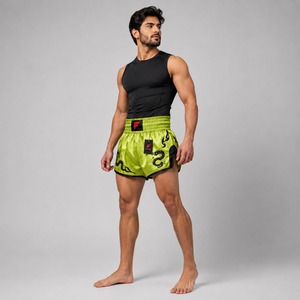 Pantalones cortos de Muay Thai duraderos, diseñados para una práctica exigente, con comodidad premium y una libertad de movimiento superior. - Product Image 5