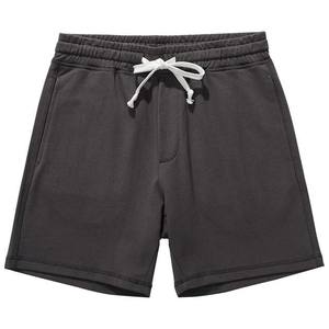 Pantalones Cortos de Playa para Hombre, Tallas M-5XL, Verano, Media Longitud, Cómodos, Casuales, Color Sólido, Algodón Fino, Teñido Liso - Product Image 1