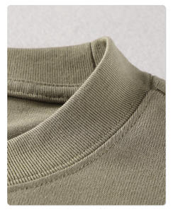 Fast Custom 280gsm 300gsm 320gsm Heavyweight 100% Cotton Oversized Fashion <b>Drop</b> Shoulder Men T Shirt - Product Image 5