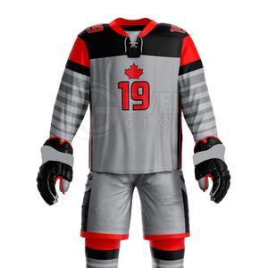 เสื้อฮ็อกกี้คุณภาพสูงสวมชุดระเหิดชื่อทีมโลโก้ระเหิดทีมชุดที่กําหนดเองทําชุดฮ็อกกี้น้ําแข็งผู้ชาย - Product Image 3