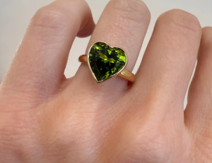 Heart Shape Stone Love Heart Ring Cute <b>Sweet</b> More Durable Jewelry for Women Heart Engagement Gift Rings Women - Product Image 1