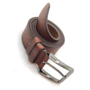 Ceintures en cuir véritable pour hommes, très demandées, écologiques, durables, avec boucle en laiton, dernières tendances. - Product Image 6