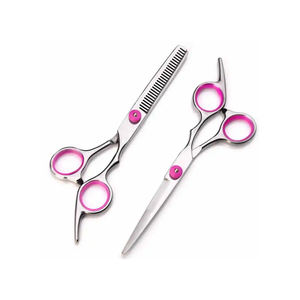 Tijeras de Barbero Plegables para Diestros, Personalizadas con Logotipo, Afiladas, de Alta Calidad, Acero Inoxidable 4Cr13, Sólidas - Product Image 1