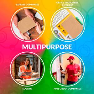 Paquete de sobres Kraft rígidos de 12,75x15 pulgadas, 120 sobres de fotos de cartón marrón, tira de desgarro de pegamento resistente, bolsas de correo 550 GSM - Product Image 6