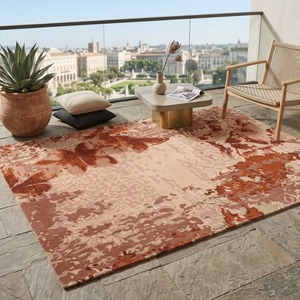Alfombra de lana de diseño personalizado con construcción duradera hecha a mano para decoración de dormitorio, sala de estar y comedor. - Product Image 6