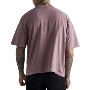 240 Gsm Vintage 100% Cotton Costom Boxy T Shirt <b>Acid</b> Wash <b>Drop</b> Shoulder High Quality Puff Printing Customized T Shirt Unisex - Product Image 6