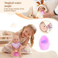 Poupée interactive Reborn Babeside Mia de 15 pouces, boit et se mouille, corps entièrement en vinyle, mini jouet souple pour filles