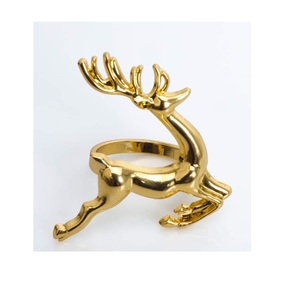 Customized Napkin Ring Holder For Dinner <b>Table</b> <b>Top</b> Trending Handmade <b>Decorative</b> Custom Shape Tissue Holder Metal Napkin Ring - Product Image 1