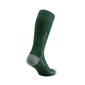Lightweight Crew Basketball <b>Socks</b> Ribbed Support Breathable Knit Cushioned <b>Heel</b> Quick Dry Eco-Friendly Cotton/Nylon/Polyester - Product Image 5