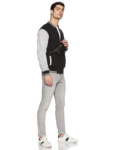 Men's Winter Windproof Custom Bomber <b>Jacket</b> Stand Quick Dry <b>Thick</b> <b>Fleece</b> High Quality 300g Breathable Sport Varsity Casual - Product Image 4