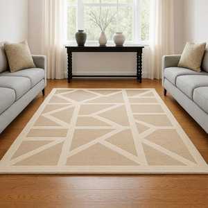 Tapis en laine touffeté à la main de meilleure qualité 100% Style rond moderne pour hôtel salon zone décorative en coton - Product Image 6