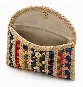Sac à main brodé en jute personnalisé pour femmes, fabriqué à la main par un fournisseur indien, idéal pour les boutiques et la vente au détail, disponible à la vente - Product Image 2