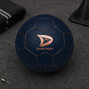 OEM Custom Metallic Rose Gold Football Size 5 <b>Hand</b> Sewn Premium PU Leather Soccer Ball 32 Panel Professional Sports Supply - Product Image 5