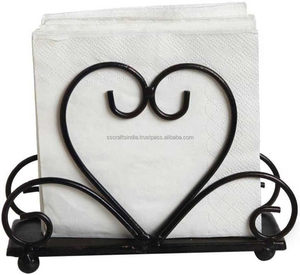 Most Selling Black Metal Napkin Holder For <b>Table</b> <b>Top</b> Accessories Black Color Napkin Tissue Holder from India Supplier - Product Image 3