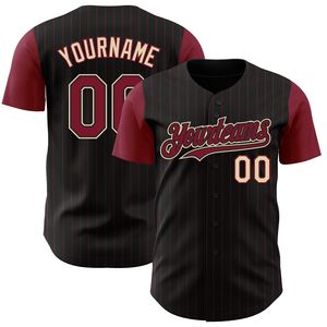 Camiseta de Béisbol de Manga Corta, Dos Colores, 100% Poliéster, Transpirable, con Nombre del Equipo Personalizado, Impresión por Sublimación, OEM, Unisex - Product Image 3