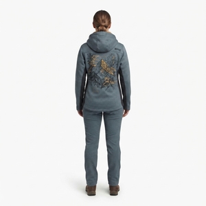 Anorak Pullover Softshell Personnalisé Épais 400GSM Doublé Polaire Veste d'Hiver pour la Randonnée Motif Vintage OEM Sialkot - Product Image 2