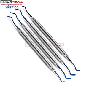 Blue <b>Titanium</b> Composite Filling Set 4Pcs Dental Composite Filling Restorative Hand Tools Laboratory Dentist Medic Instruments - Product Image 4