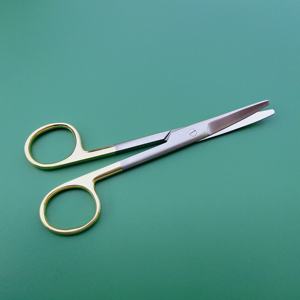 Surgical Operating Veterinary Mayo Scissors 5.5\" Straight Curved Blunt Instrument by metal med MM-0426-212 - Product Image 4