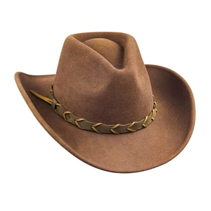Chapeaux de cowboy confortables pour hommes, tissu anti-rides durable, légers, entièrement personnalisables, chapeau de cowboy de haute qualité avec un style tendance - Product Image 3