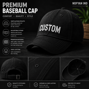 ผู้ผลิตหมวกเบสบอลคุณภาพพรีเมียมแบบกำหนดเอง ขายส่งหมวกปักลายพิมพ์แบบ Snapback รับผลิตแบบ OEM ODM หมวกกีฬาพร้อมโลโก้ตามสั่ง - Product Image 4