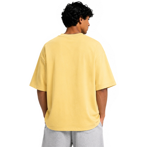 Camiseta Casual de Manga Corta para Hombre, 100% Algodón, con Logotipo Personalizado, Ribete en Contraste, Ecológica, de Fabricante de Ropa OEM - Product Image 2