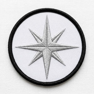 Parche Bordado Termoadhesivo Redondo con Diseño de Mano de Esqueleto Sosteniendo Antorcha Flameante, Insignia de Fuego, Decoración Gótica para Ropa, Venta al por Mayor - Product Image 2