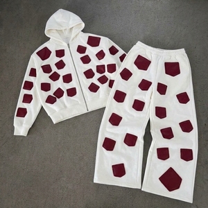 Survêtement Homme Personnalisé Bicolore avec Panneaux Contrastants pour Marques de Vêtements de Sport Urbains - Product Image 5