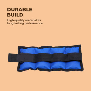 Adjustable Fit Neoprene Wrist Support Blue for Fitness Exercise All Seasons Use - Product Image 4