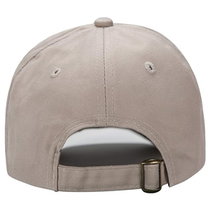 Casquette de baseball brodée 5 panneaux en sergé, style sportif décontracté, pour activités de plein air et course à pied, couleur unie, avec boucle métallique, formelle, vente en gros, polyvalente - Product Image 4