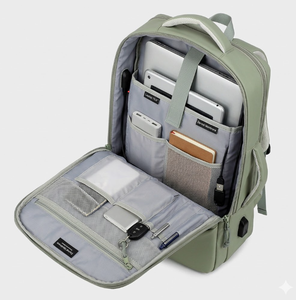 Mochila Delgada para Portátil Skechers para Hombre y Mujer, Profesional, de 15.6 Pulgadas, con Puerto de Carga USB y Bolsillo Antirrobo - Product Image 5