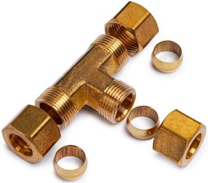 Conexión en T de latón de la mejor calidad para mayoristas, reductora de abocardado a cuadrado igual, métrica, OEM ODM (AOL-026) - Product Image 6
