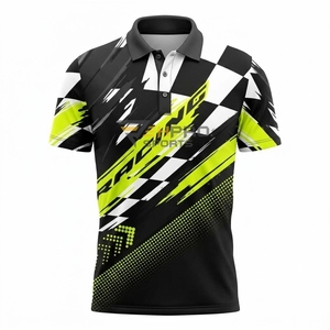 Chemises polo de course sur mesure de haute qualité, chemises de course F1, chemises d'équipe de pit stop, fabricant de vêtements de sport automobile - Product Image 5