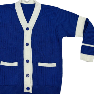 Cardigan long brodé pour femmes ZPB Sorority, sur mesure, en laine acrylique, tricoté, mode féminine, cardigan d'hiver, vente en gros - Product Image 3