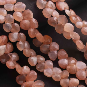 Natural Peach Moonstone Round Beads Pink Gemstone Beads <b>String</b> Loose Beads DIY Jewelry Making Wholesale Price Bulk For Women - Product Image 2