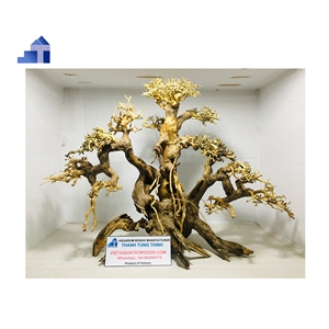 Décorations d'aquarium en bois flotté naturel pour aménagement paysager de bassin à poissons, fabriquées au Vietnam - Product Image 3