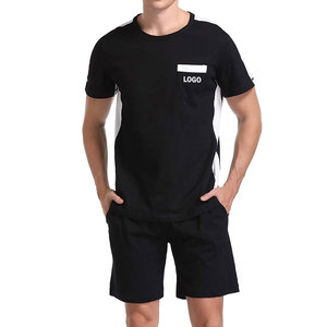Ensemble de vêtements de sport respirants pour l'entraînement, le fitness et le quotidien, service OEM, t-shirt et short athlétiques pour homme, ensemble assorti - Product Image 1