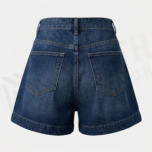 Shorts de Mezclilla Holgados para Mujer, Estilo Veraniego, Casual, de Alta Calidad, con Bolsillos Laterales, Moda Urbana Premium - Product Image 2