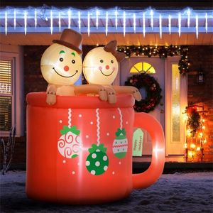 Christmas Snowman Inflatable Outdoor Holiday Yard Decorations Festive Christmas Decor for Your Home or Garden - Product Image 1