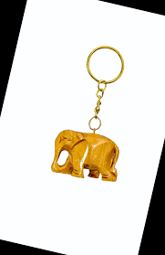 Handcrafted Wooden <b>Elephant</b> Carved Painted Key Chain Decorative Animal Keyring for Keys Bags <b>Gifts</b> - Product Image 3