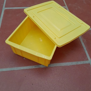 OEM Custom Storage <b>Crate</b> with Lid Heavy Duty Industrial <b>Stackable</b> Box Made in Vietnam Custom Brand Model LD-023 - Product Image 4