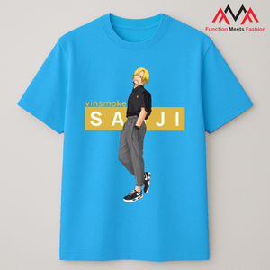 Camiseta FMF de Corte Regular, Manga Corta, Cuello Redondo, 95% Algodón + 5% Elastano, Diseño Gráfico Serigrafiado, Ecológica, Suave, para Hombre - Product Image 3